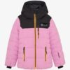 Color Kids Ski Jacket Quilt Stitch Seams