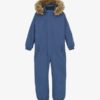 Color Kids Coverall W Fake Fur, vintage indigo