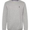 U.S Polo Hugo genser, grey melange