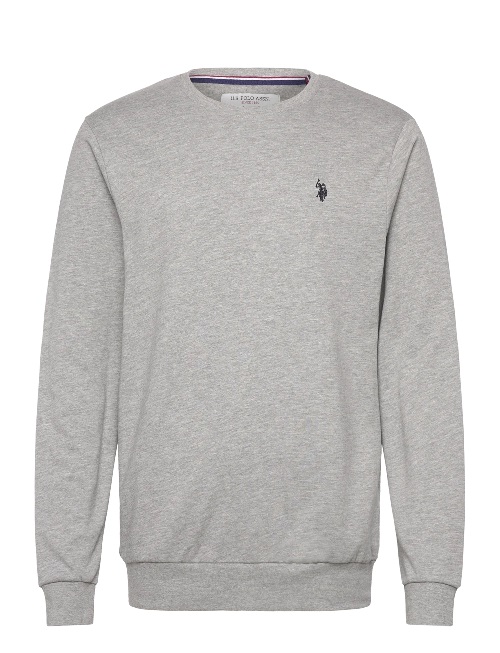 U.S Polo Hugo genser, grey melange