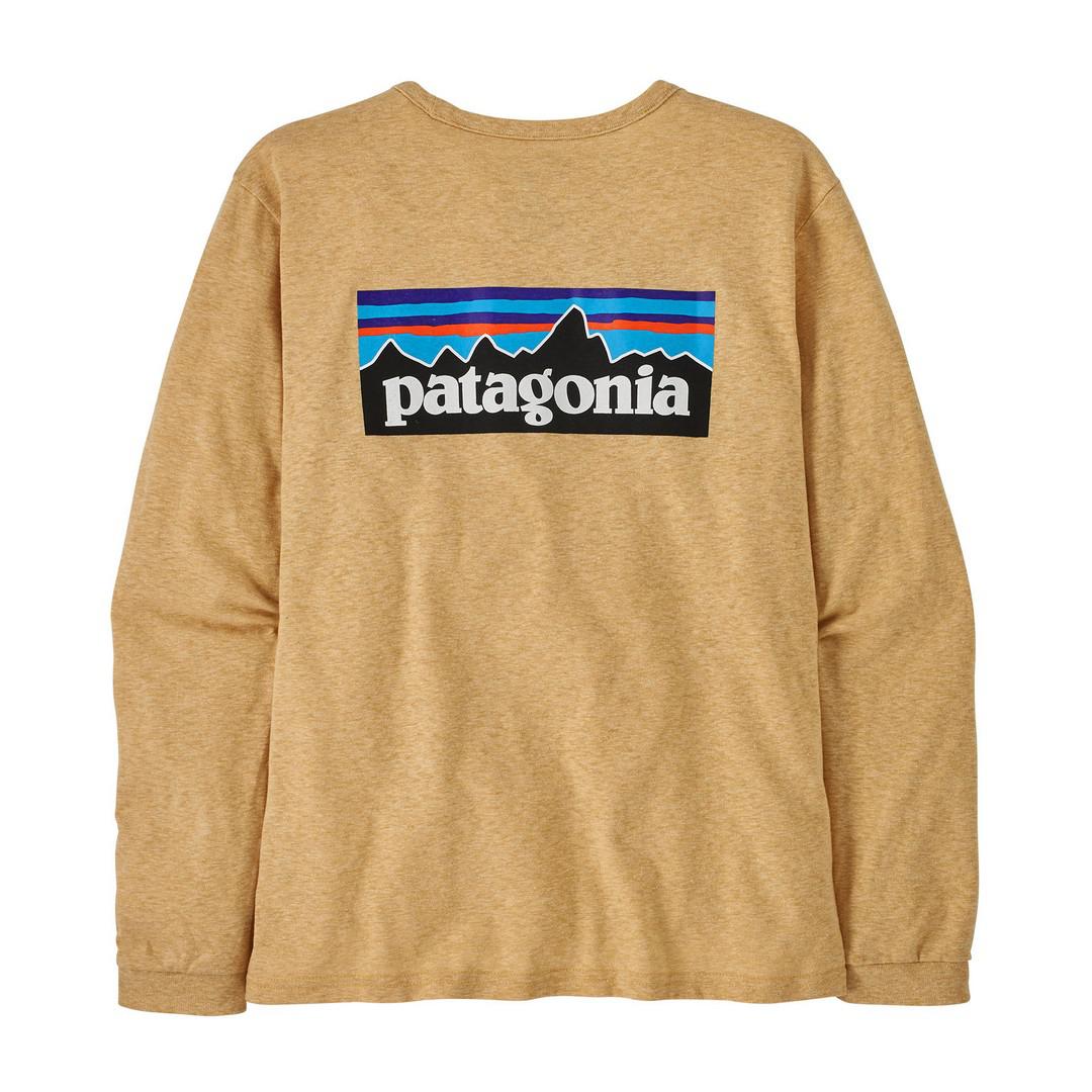 Patagonia  W´S L/S P-6 Logo Responsibili-Tee, beeswax tan