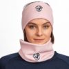 Les Arcs Pannebånd Fleece, rosa