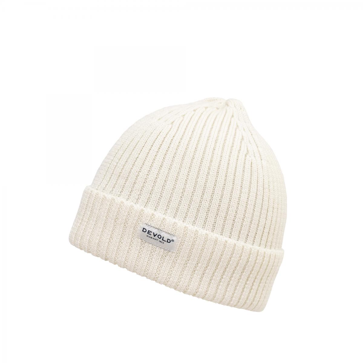 Devold  Skolma Merino Beanie, raw white