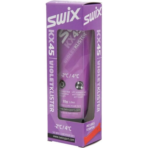 Swix  Kx45 Violet Klister, -2c To 4c