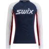 Swix  Racex Classic Long Sleeve M, dark navy/bright white