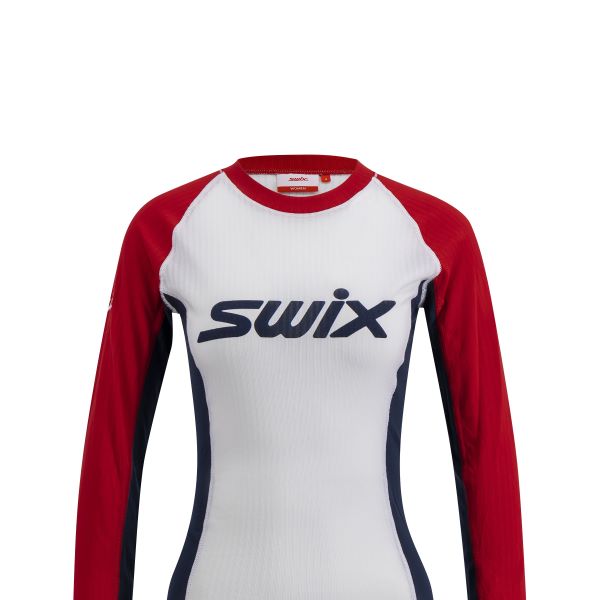 Swix Racex Classic Long Sleeve W, swix red/bright white