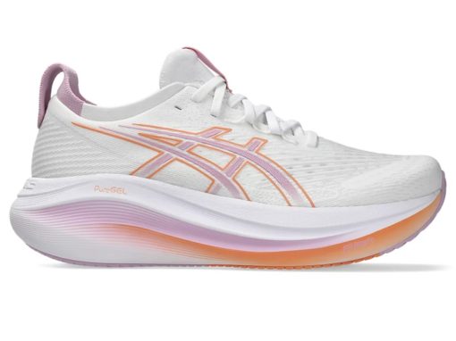 Asics Gel-Nimbus 27 dame, White/ Light Ube