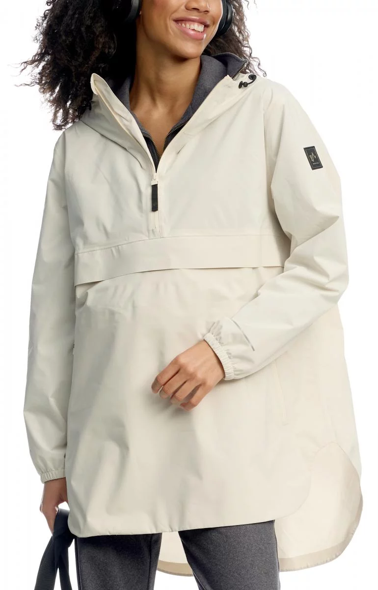 Twentyfour  Mode Packable Anorak Dame, gråhvit