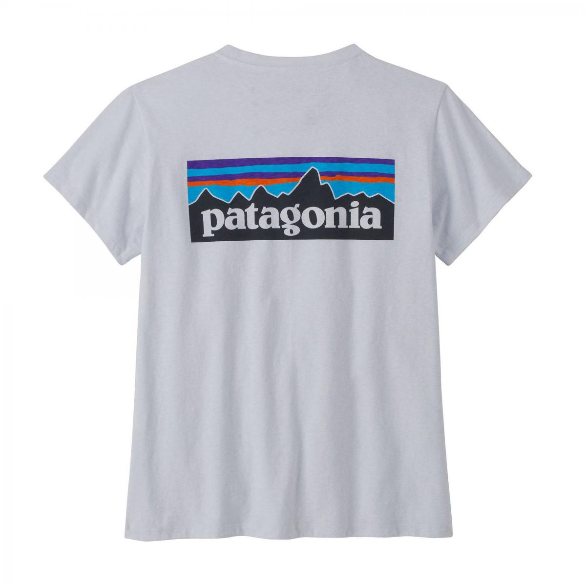 Patagonia  W´S P-6 Logo Responsibili-Tee, hvit