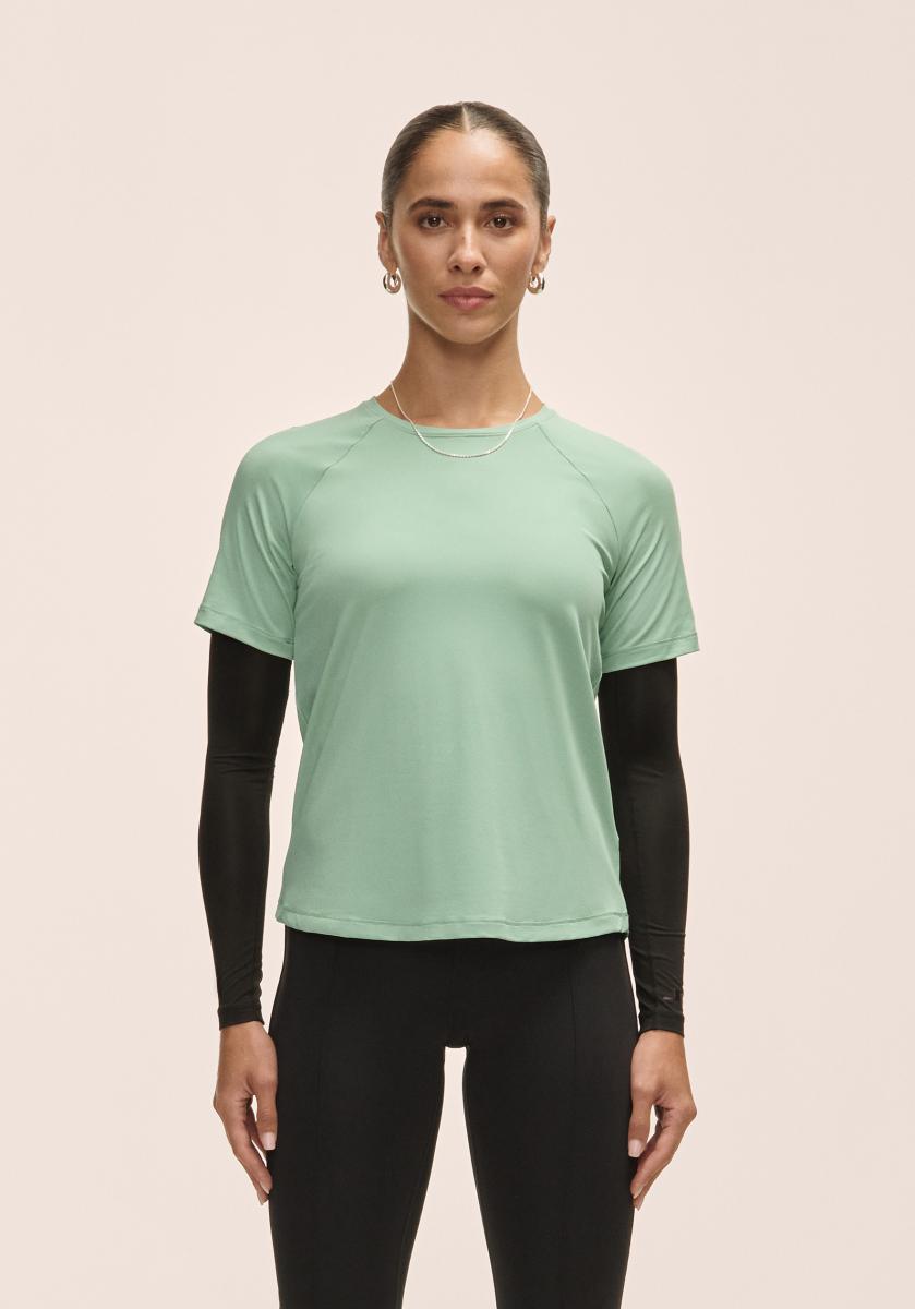 Casall  Essential Tee, statue green
