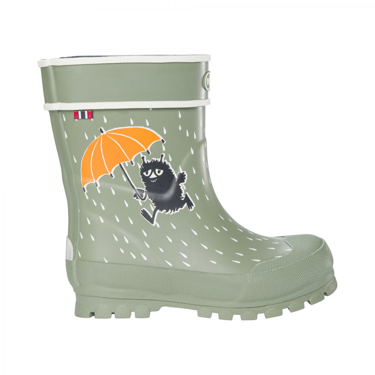 Viking  Alv Jolly Moomin gummistøvel, grønn