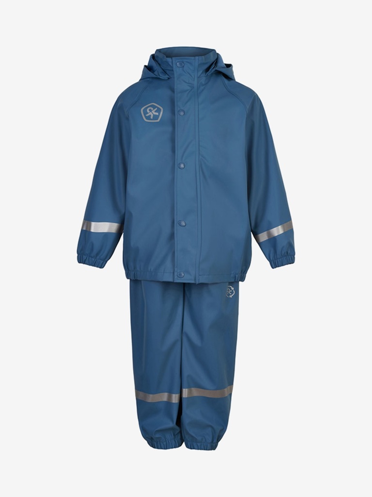 Color Kids PU regnsett, blå