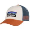 Patagonia  P-6 Logo Lopro Trucker Hat, hvit/rust