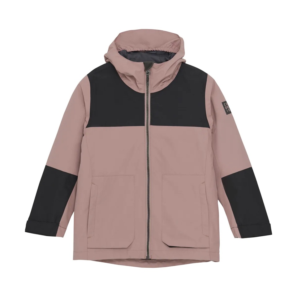 Color Kids Jr.jacket Colorblock, woodrose