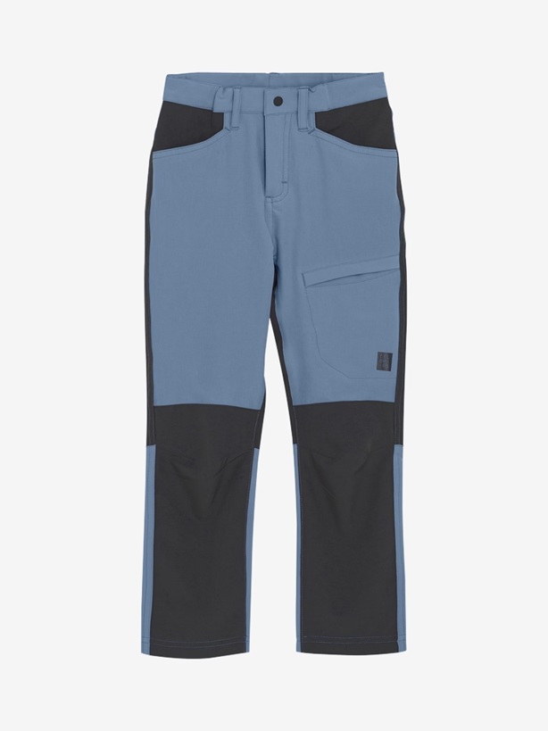 Color kids Softshell pants, faded denim