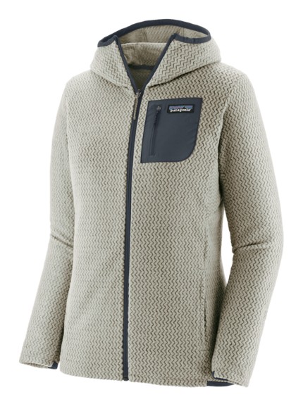 Patagonia  W´S R1 Air Full-Zip Hoody, wool white