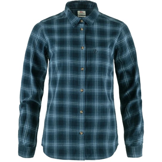 Fjällräven  Övik Flannel Shirt W, dark navy