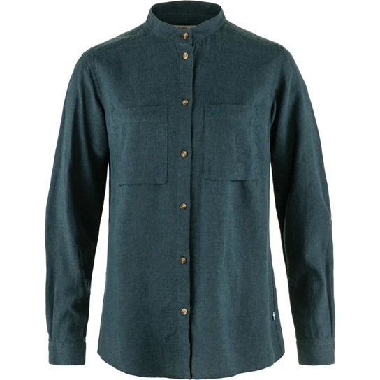 Fjällräven  Övik Hemp Shirt LS W, mountain blue