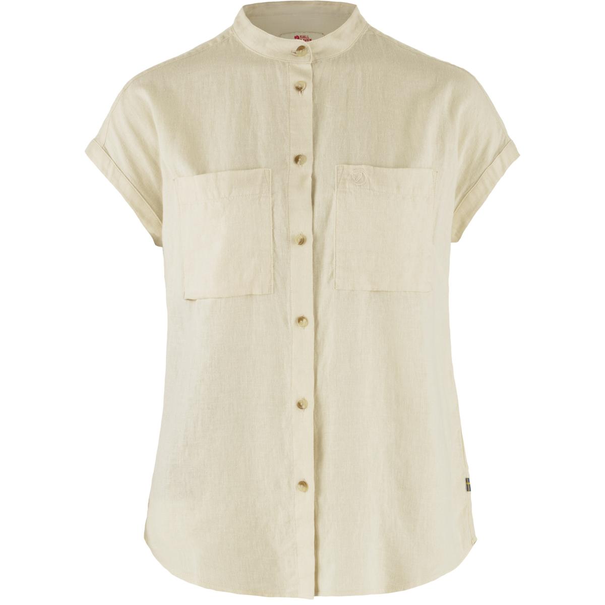 Fjällräven  Övik Hemp Shirt SS W, chalk white