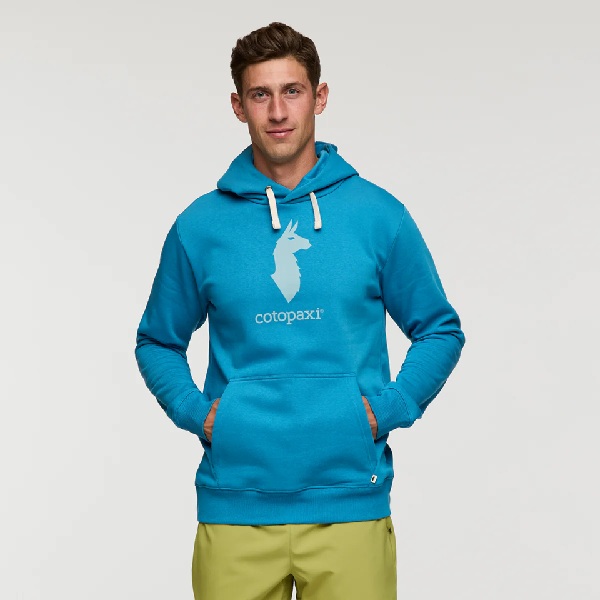 Cotopaxi Llama Pullover Hoodie, lake