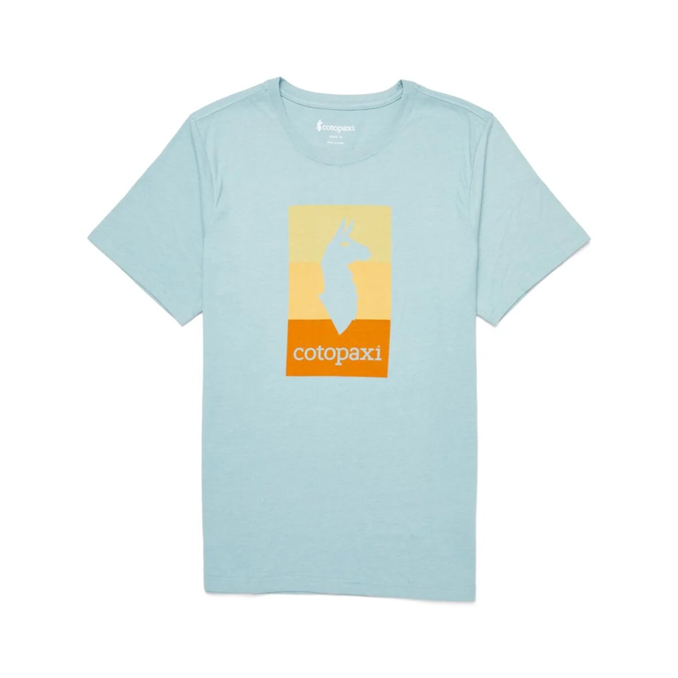 Cotopaxi  Llama Block T-Shirt, sea spray