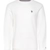 U.S Polo Assn  Malo genser herre, hvit