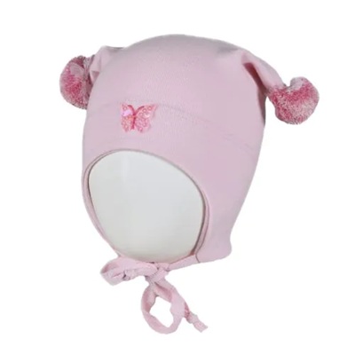 Kivat knytelue sommerfugl, lys rosa