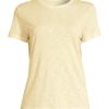 Casall  Soft Texture Tee, yellow