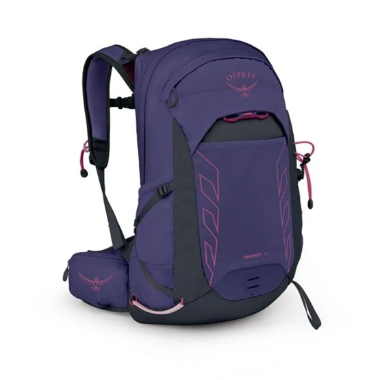Osprey Tempest 22, deep fig hotspot pink