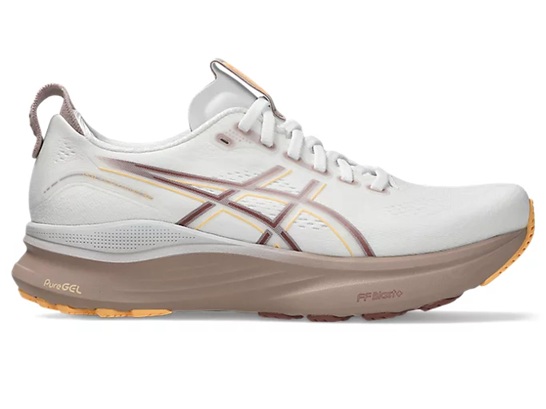 Asics  Gel-Kayano 32, white/ orange glow