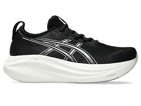 Asics Gel-Nimbus 27 dame, black/ lake grey