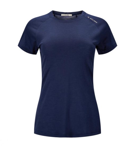 Aclima  Lightwool 140 Trail Tee W´S, navy blazer