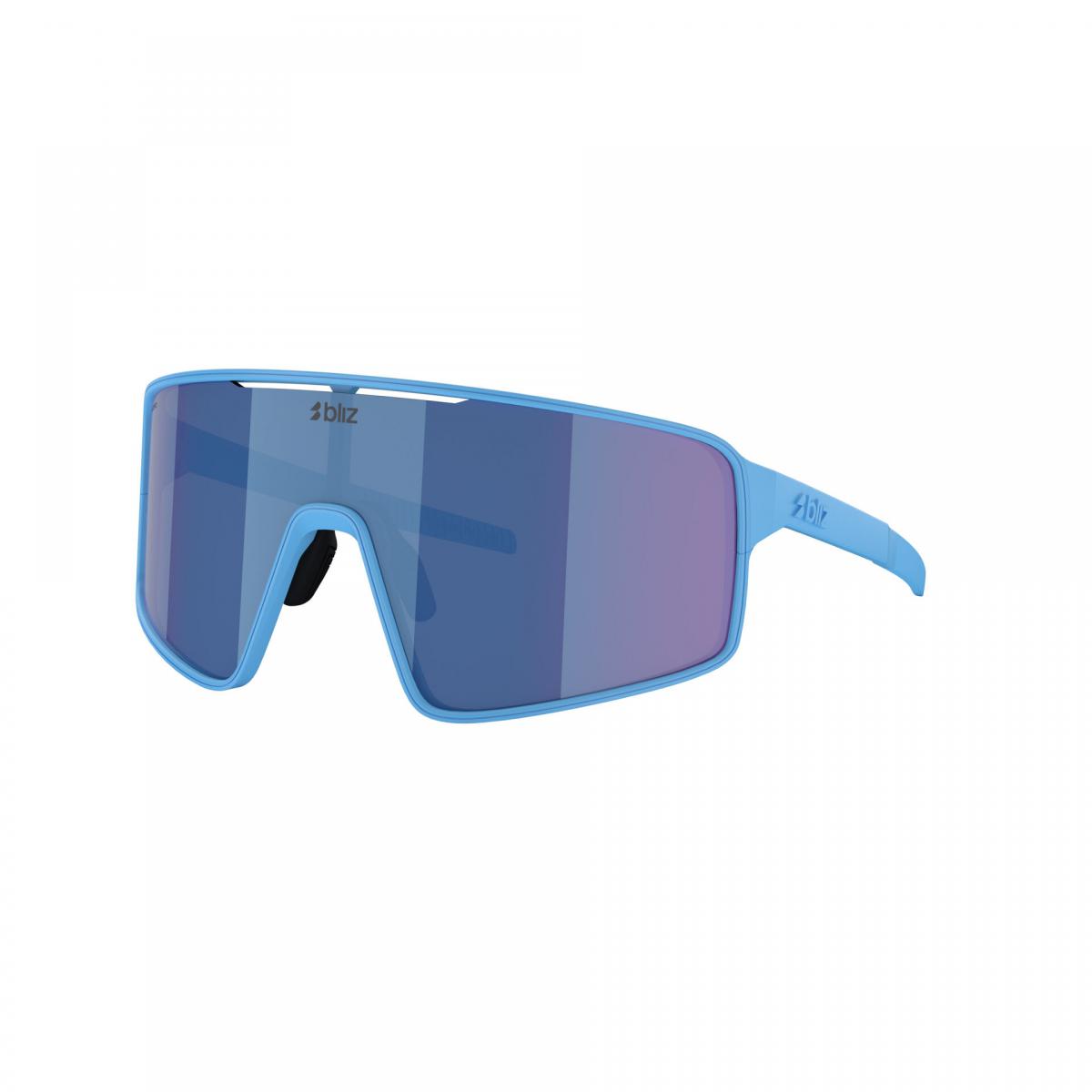 Bliz  P001S, matt blue/ grey blue mirror