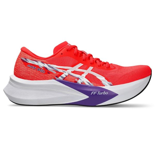 Asics  Magic Speed 4 herre, flash red/white