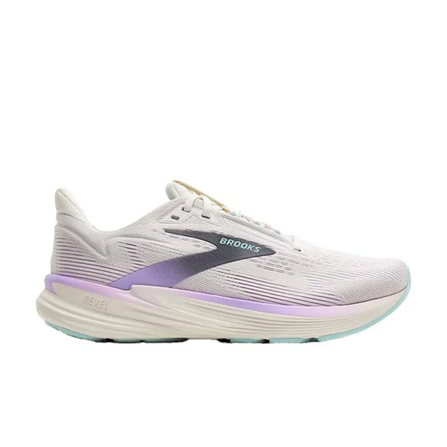 Brooks Revel 8 dame, coconut/purple