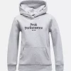 Peak Performance  Jr Original Hood, grey melange