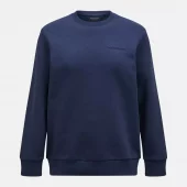 Peak Performance  M Original Small Logo Crew, Blue Shadow
