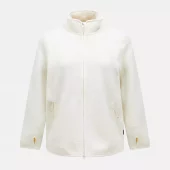 Peak Performance  W Pile Zip Jacket, Vintage White