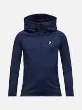 Peak Performance  Jr Rider Essentials Zip Hood, blue shadow