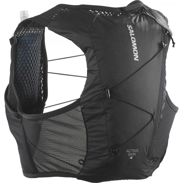 Salomon Active Skin 4 set løpevest, black/ metal