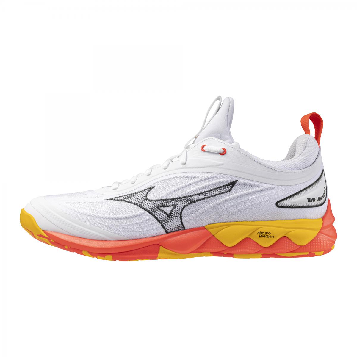 Mizuno  Wave Luminous 3(U), white/ fiery coral