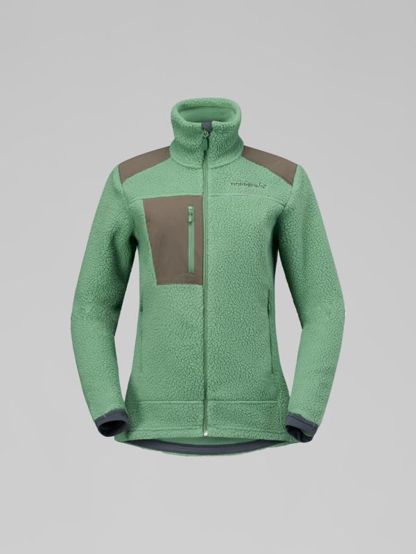 Norrøna Trollveggen warm3 Jacket W`s, Dark Ivy