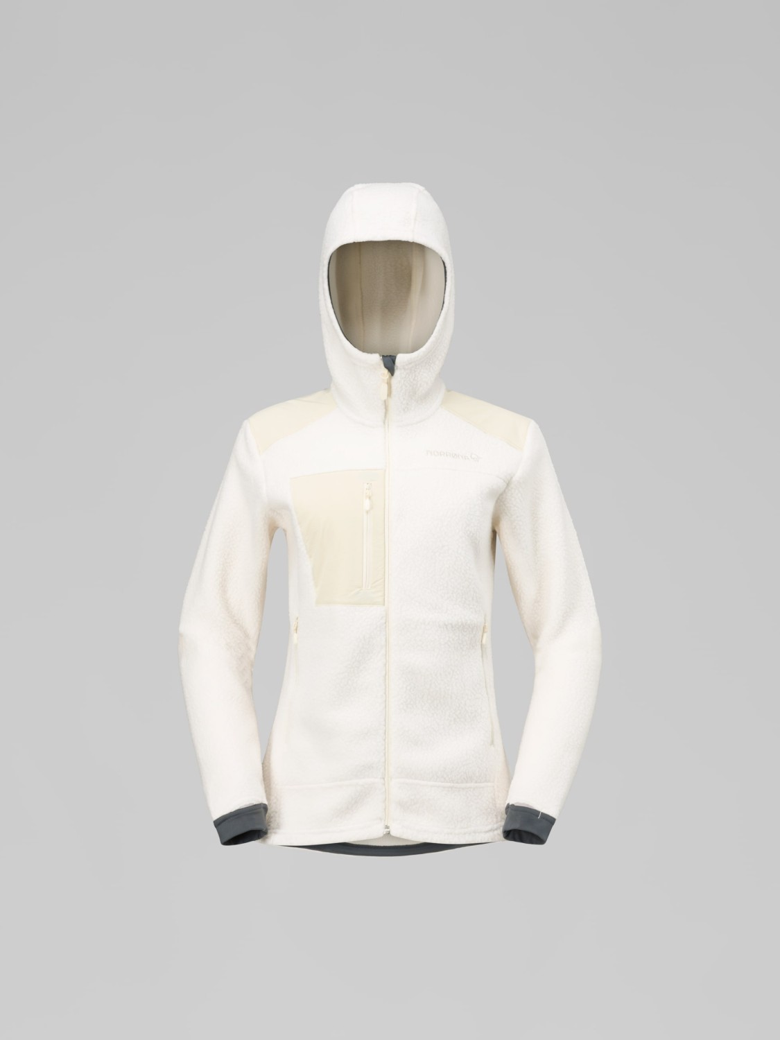 Norrøna Trollveggen warm3 Zip Hood W`s, Whisper White