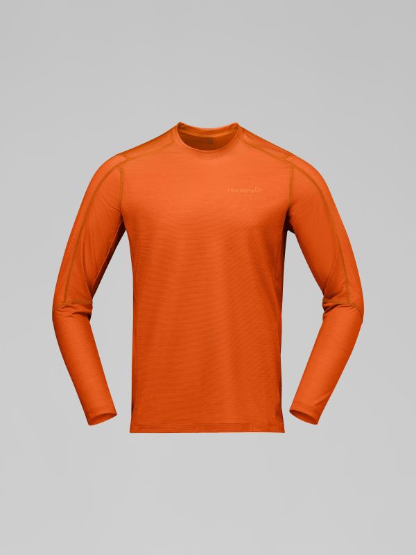 Norrøna Falketind EqualiserUll Long Sleeve M`s, Gold Flame