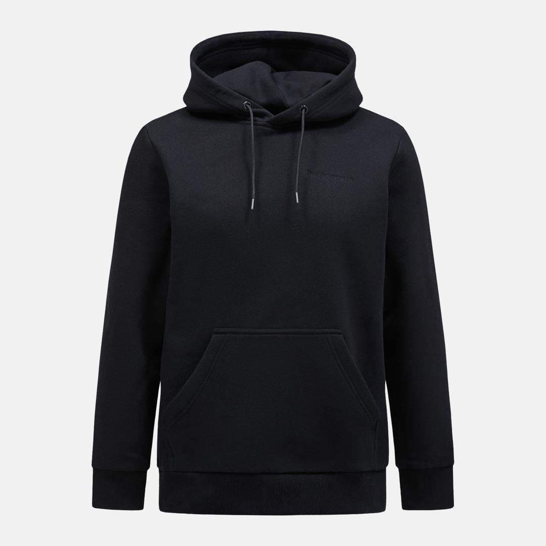 Peak Performance M Original Small Logo Hood, Black