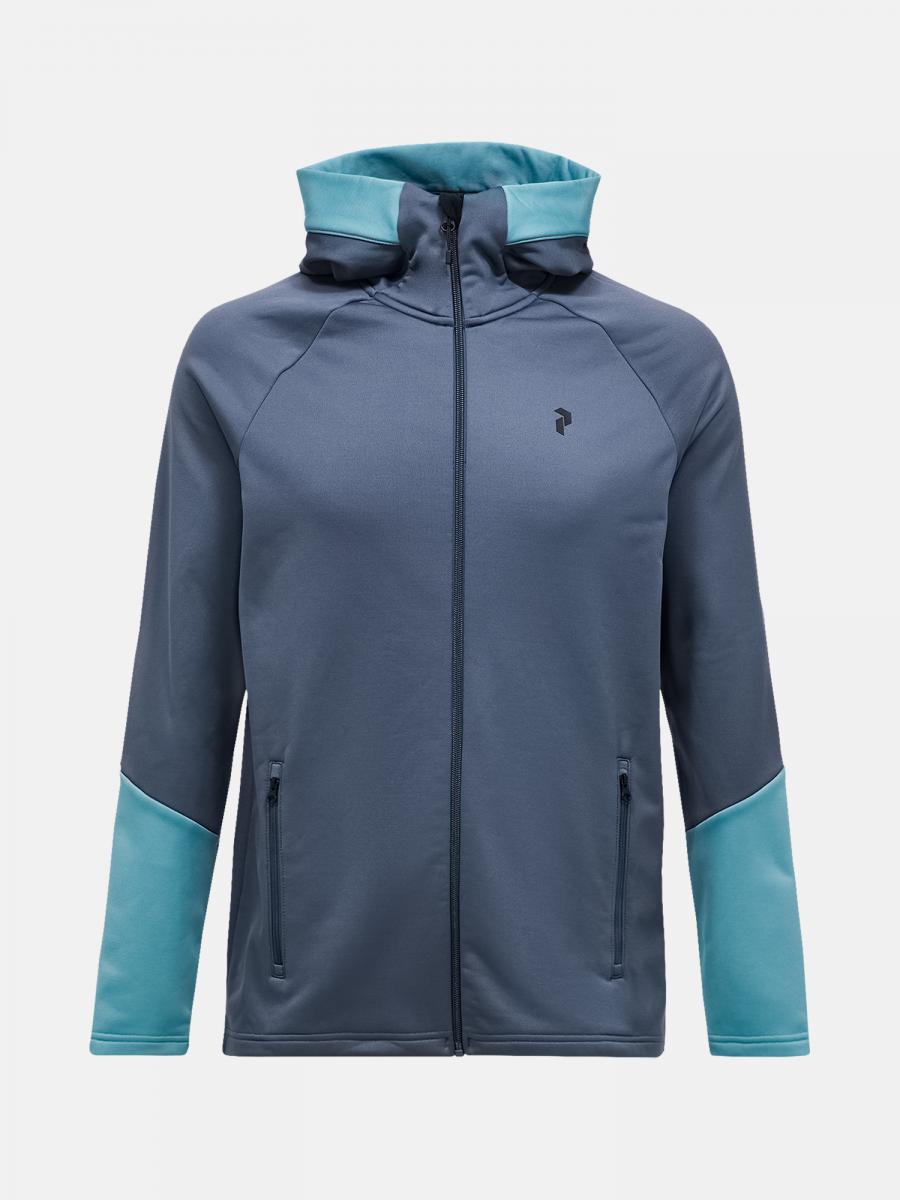 Peak Performance M Rider Essentials Zip Hood, Mountain Mist