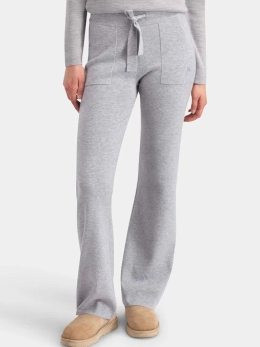 WoolLand  Himmeltinden Knitted Pant Woman, light grey melange