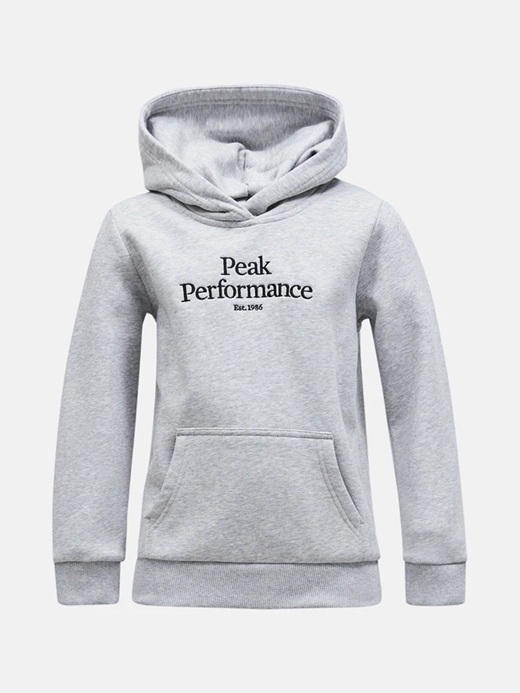 Peak Performance  Jr Original Hood, grey melange