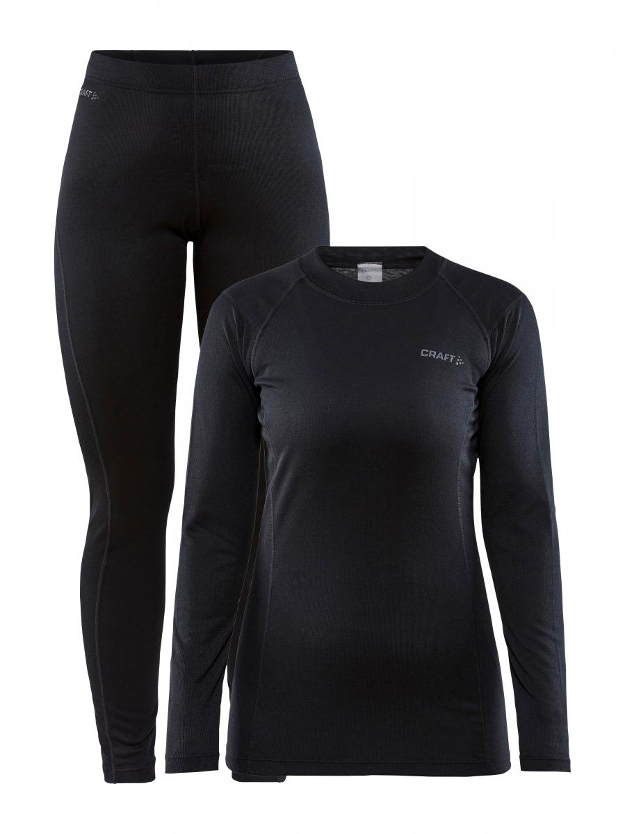 Craft  Core Warm Baselayer Set Women, black