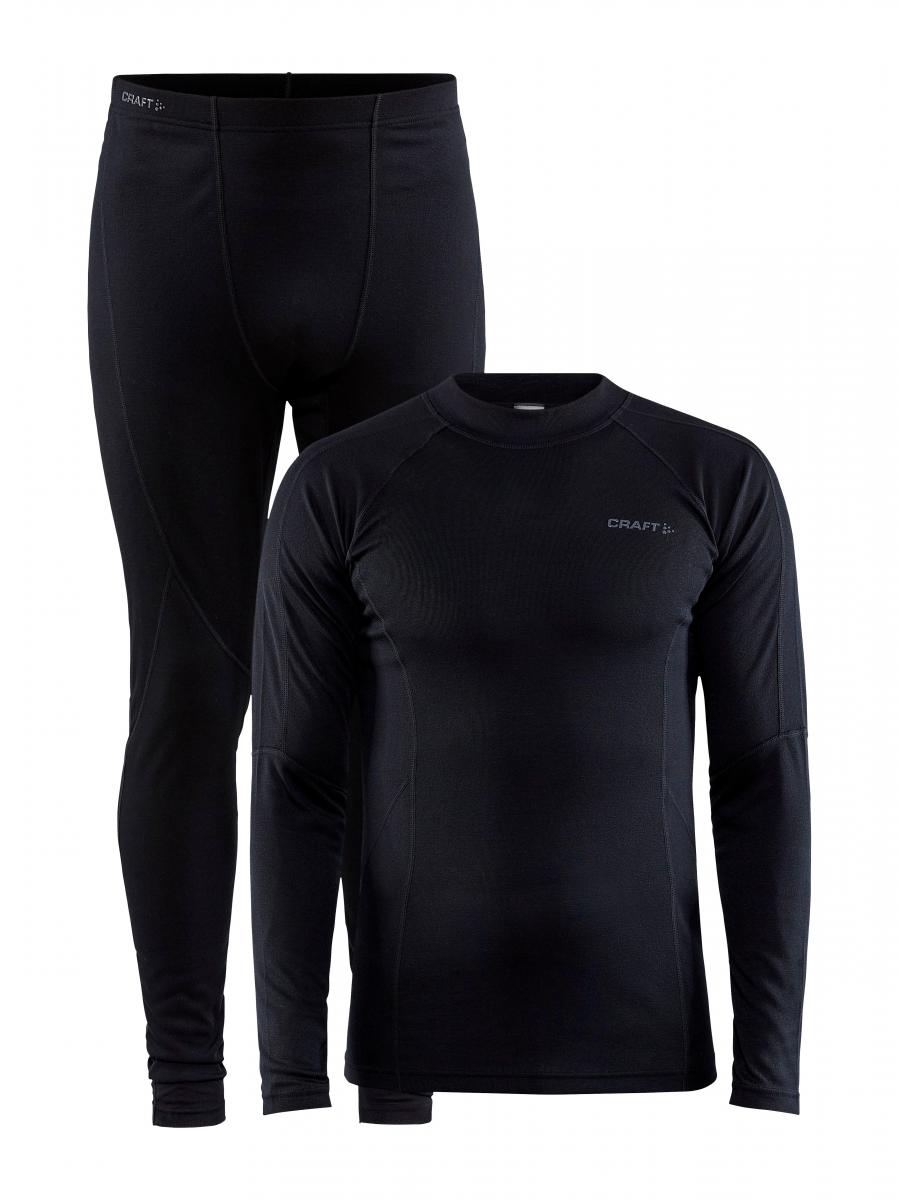 Craft  Core Warm Baselayer Set Man, black